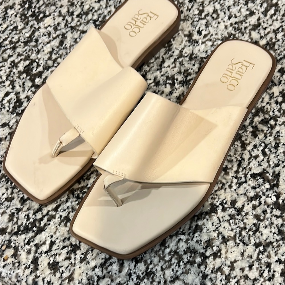 Franco Sarto Women's Cream Sandals